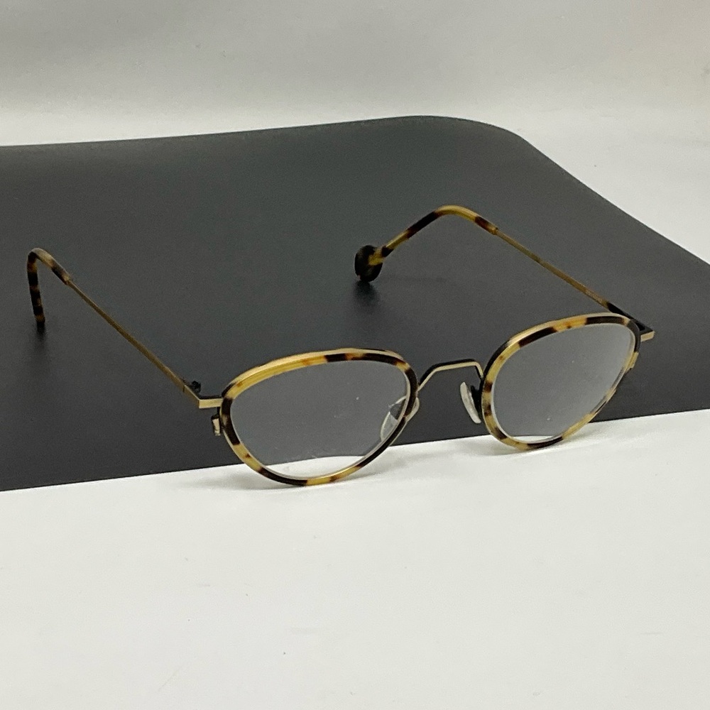 l.a. Eyeworks SAM 356M442 Eyeglasses Sunglasses Frames Tortoise Gold Round 135.